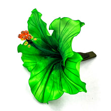 Cargar imagen en el visor de la galería, Tocado Hibisco verde limón