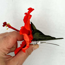 Cargar imagen en el visor de la galería, Tocado Hibisco naranja