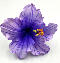 Cargar imagen en el visor de la galería, Tocado Hibisco lila mora