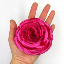 Cargar imagen en el visor de la galería, Tocado Camelia crep satín