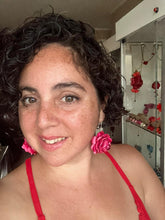 Cargar imagen en el visor de la galería, Aros Camelia Ninino jaspeados