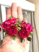 Cargar imagen en el visor de la galería, Aros Vergel fucsias