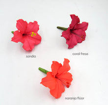 Cargar imagen en el visor de la galería, Tocado pequeño hibisco simple