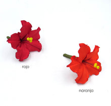 Cargar imagen en el visor de la galería, Tocado pequeño hibisco simple