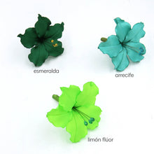 Cargar imagen en el visor de la galería, Tocado pequeño hibisco simple