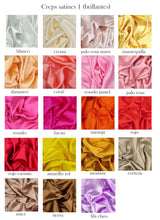 Cargar imagen en el visor de la galería, Tocado Camelia crep satín