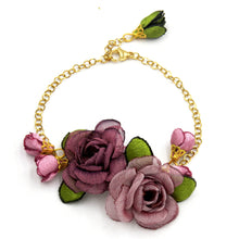 Cargar imagen en el visor de la galería, Pulsera besos gasas y copos crep simple