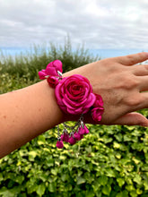 Cargar imagen en el visor de la galería, Pulsera Rosaleda seda