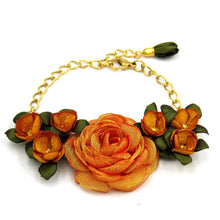 Cargar imagen en el visor de la galería, Pulsera Rosaleda gasa y sagitas