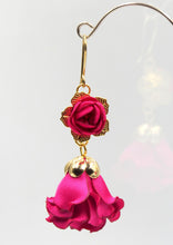 Cargar imagen en el visor de la galería, Aros Gala fucsia