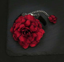 Cargar imagen en el visor de la galería, Pulsera Acanto rojo profundo