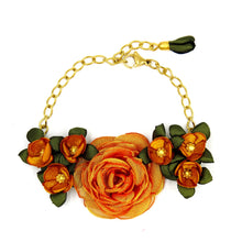 Cargar imagen en el visor de la galería, Pulsera Rosaleda gasa y sagitas
