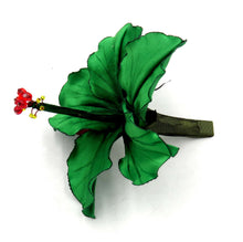 Cargar imagen en el visor de la galería, Tocado Hibisco verde trébol