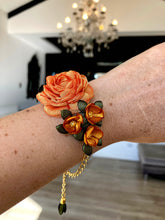 Cargar imagen en el visor de la galería, Pulsera Rosaleda gasa y sagitas