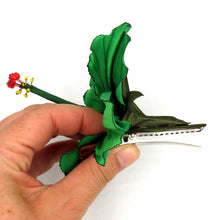 Cargar imagen en el visor de la galería, Tocado Hibisco verde trébol