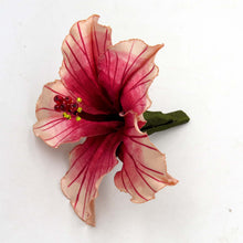 Cargar imagen en el visor de la galería, Tocado Hibisco Rosa viejo