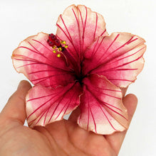 Cargar imagen en el visor de la galería, Tocado Hibisco Rosa viejo