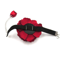 Cargar imagen en el visor de la galería, Pulsera Acanto rojo profundo