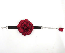 Cargar imagen en el visor de la galería, Pulsera Acanto rojo profundo