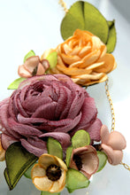 Cargar imagen en el visor de la galería, Collar Composición palo rosa - dorado
