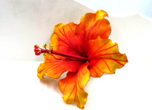 Cargar imagen en el visor de la galería, Tocado Hibisco amarillo mostaza