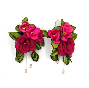 Aros Vergel fucsias