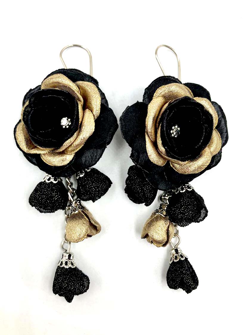 Aros Noria negro dorado
