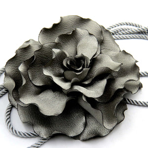 Maxi flor Lírica crepé denso