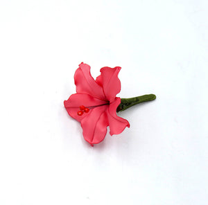 Tocado pequeño hibisco simple