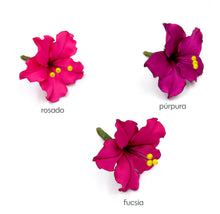 Cargar imagen en el visor de la galería, Tocado pequeño hibisco simple
