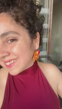 Cargar y reproducir el video en el visor de la galería, Aros Líricas lisas con sagitarias medianas
