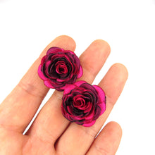 Cargar imagen en el visor de la galería, Aros botón camelia
