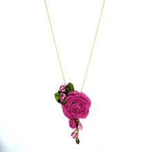 Cargar imagen en el visor de la galería, Collar Nostalgia gasa rosado
