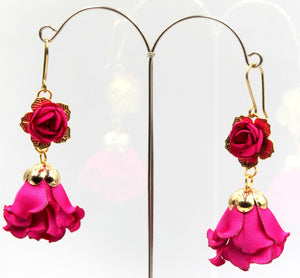 Aros Gala fucsia