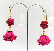 Cargar imagen en el visor de la galería, Aros Gala fucsia
