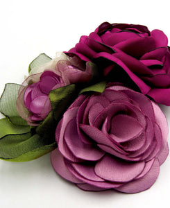Tocado Camelias + copos