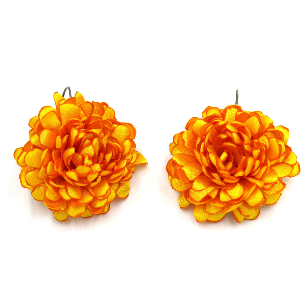 Aros Crisantemo amarillo oro