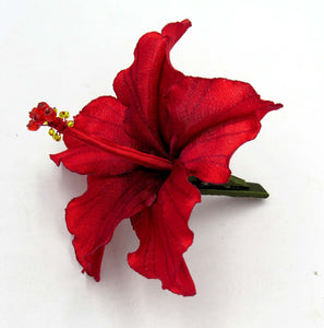 Tocado Hibisco rojo