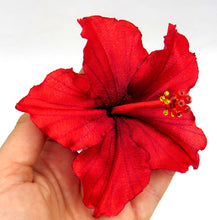 Cargar imagen en el visor de la galería, Tocado Hibisco rojo
