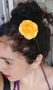 Cintillo Camelia raso opaco