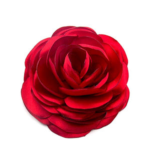 Tocado - prendedor Camelia satín