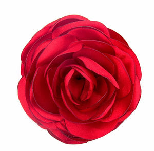 Tocado - prendedor Camelia satín