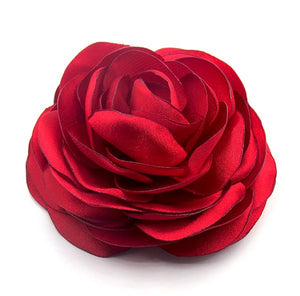 Tocado - prendedor Camelia satín