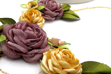 Cargar imagen en el visor de la galería, Collar Composición palo rosa - dorado

