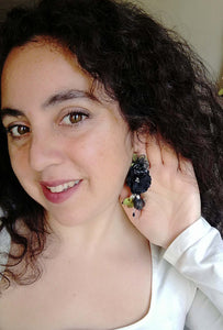 Aros Hildegarda negro