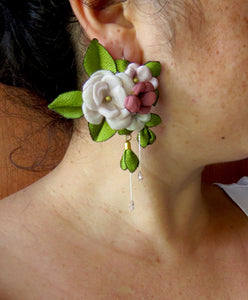 Aros Vergel Rosas pálidos